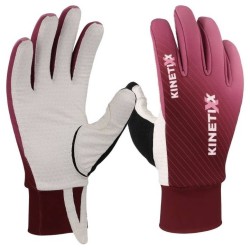 Performance Warme Langlauf & Biathlon Handschuh Kinetixx Sol X-Warm 2.0 beere / weiß